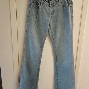 Women's Y2K !It LA Gray Low Rise Boot Cut Stretch Jeans 29R